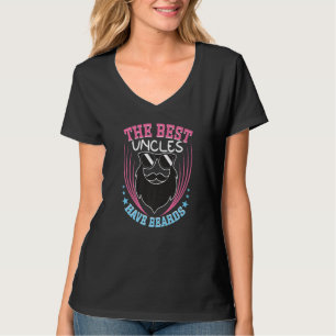 Die besten Onkel haben Bärte Bärtige Männer Vatert T-Shirt