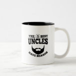 Die besten Onkel haben Bärte Zweifarbige Tasse<br><div class="desc">Bester bärtiger Onkel Gifts</div>