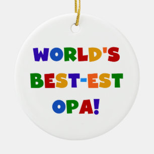 Die besten opa-farbenen Geschenke der Welt Keramikornament