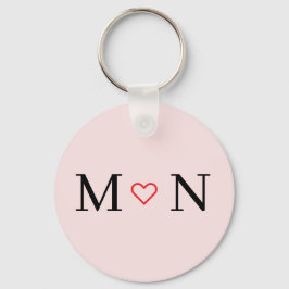 Die besten Paare in Rosa und Schwarz Schlüsselanhänger