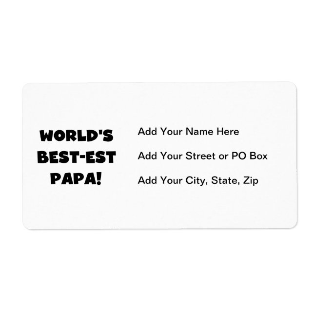 Die besten Papa-Tshirts und Geschenke der Black Te (Vorne)