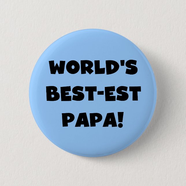Die besten Papa-Tshirts und Geschenke der Black Te Button (Vorderseite)