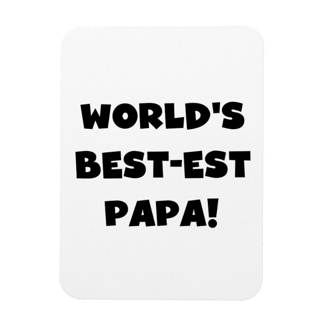 Die besten Papa-Tshirts und Geschenke der Black Te Magnet (Vertikal)
