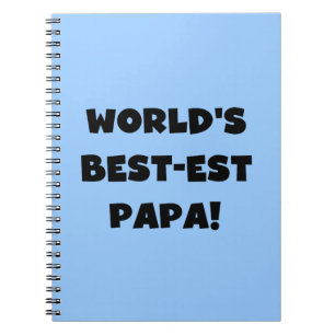 Die besten Papa-Tshirts und Geschenke der Black Te Notizblock