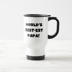 Die besten Papa-Tshirts und Geschenke der Black Te Reisebecher