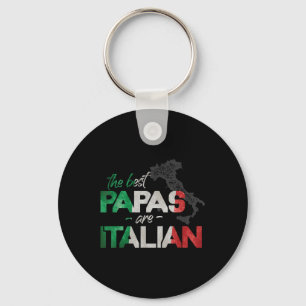 Die besten Papas sind italienisch lustig Italien L Schlüsselanhänger