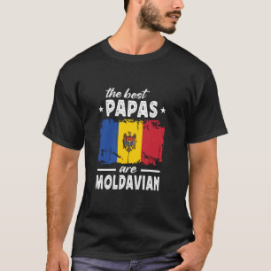 Die besten Papas sind moldawisch Vatertag Moldawie T-Shirt