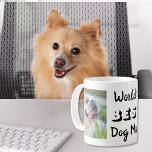 Die besten Personalisierten Fotos der Welt für Hun Kaffeetasse<br><div class="desc">Diese Tasse ist ein tolles Geschenk für die beste Hundemutter aller Zeiten,  sie zeigt zwei Ihrer Lieblings-Fotos und "World's Best Dog Mama" in einer coolen Typografie.</div>