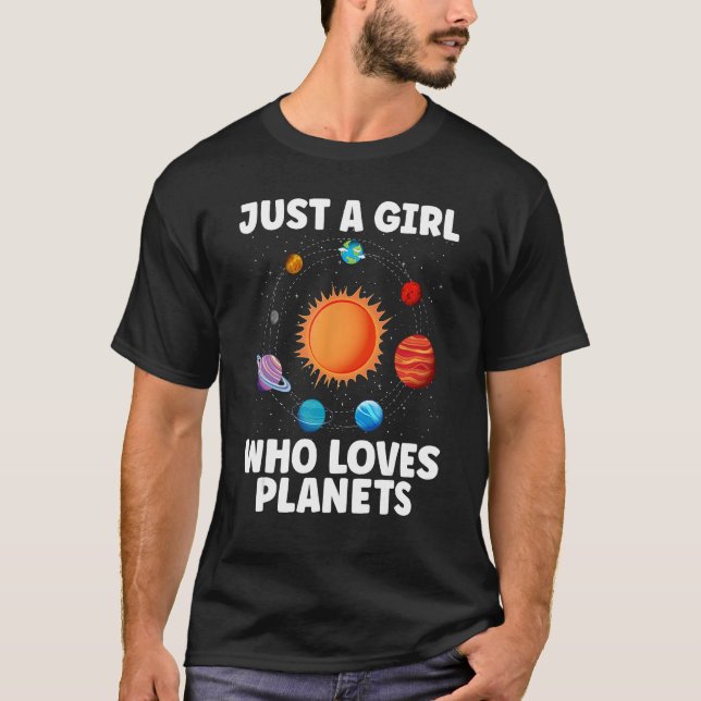 Die besten Planeten Art Girls Kinder T-Shirt (Vorderseite)