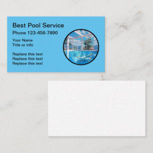 Die besten Pools und der beste Service Visitenkarte