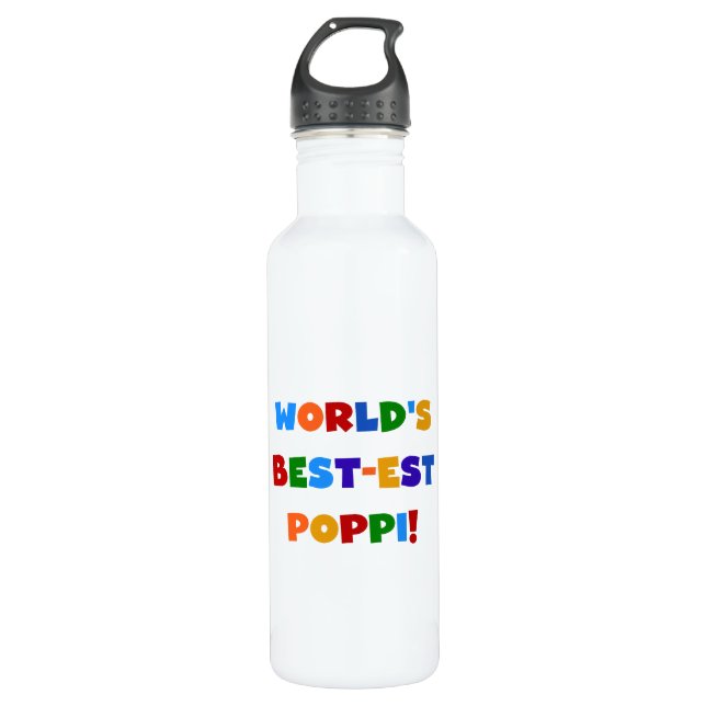 Die besten Poppi-Farben der Welt Trinkflasche (Vorderseite)