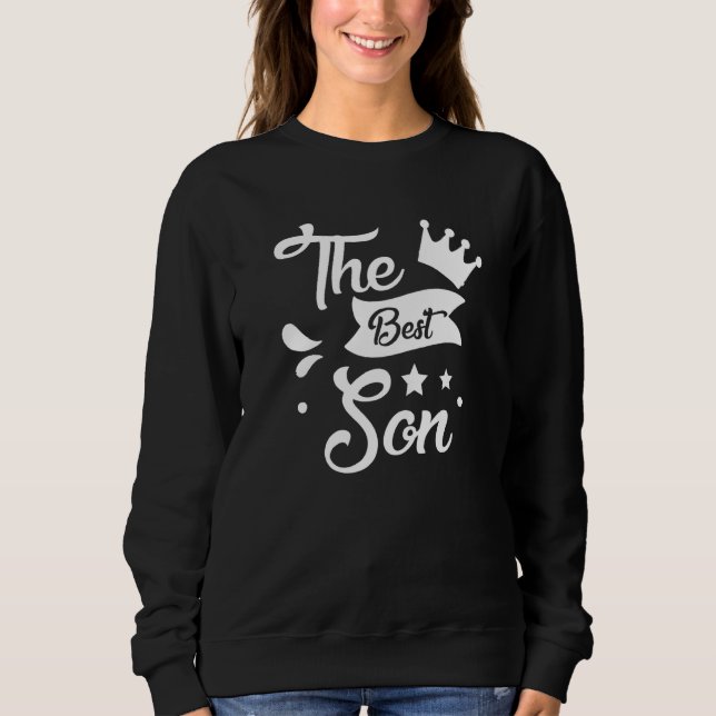 Die besten Sohn Bruder Eltern Mutter Vater Sweatshirt (Vorderseite)