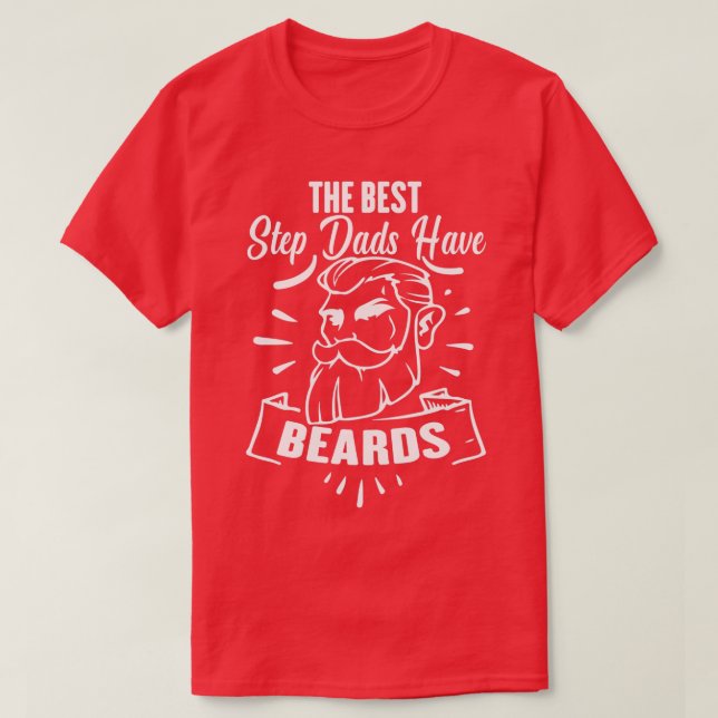 Die besten Step-Vaters haben Bezüge 1 T-Shirt (Design vorne)
