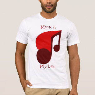 Die besten T - Shirt - Musik ist mein Leben - Musi