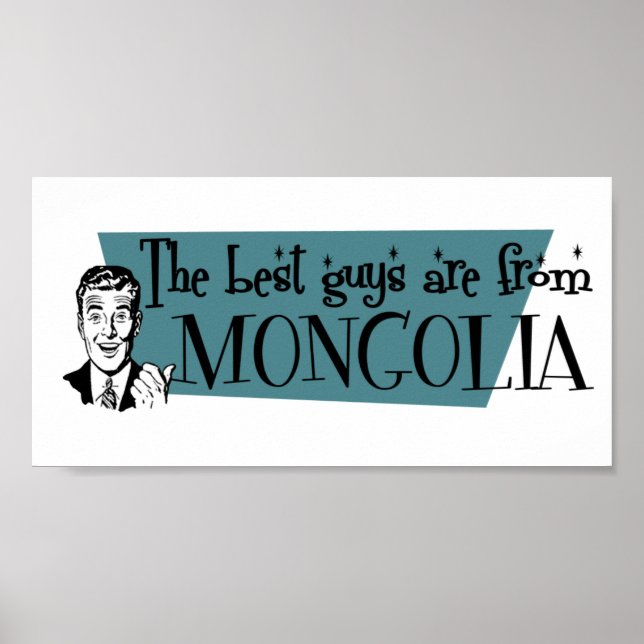 Die besten Typ kommen aus der Mongolei Poster (Vorne)
