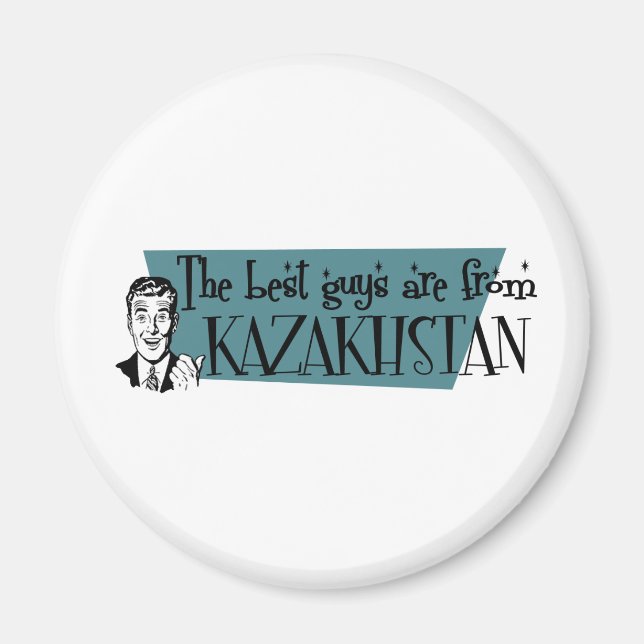 Die besten Typ kommen aus Kasachstan Magnet (Vorne)