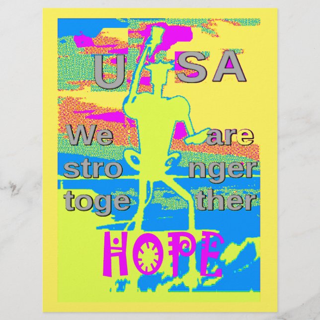 Die besten USA Hope Hillary Stronger Together (Vorderseite)