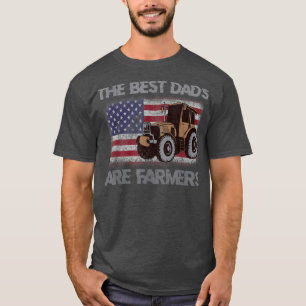 Die besten Vater sind Bauer Traktor T-Shirt