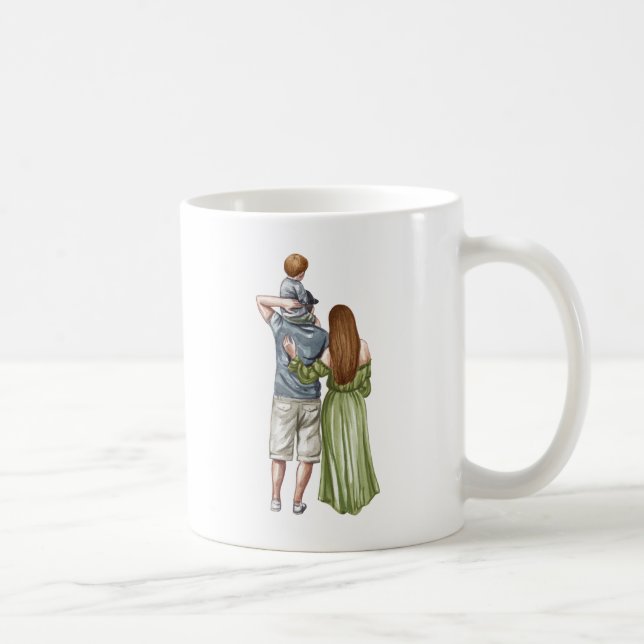 Die besten Vater-, Sohn- und Mama-Familien der Wel Kaffeetasse (Rechts)
