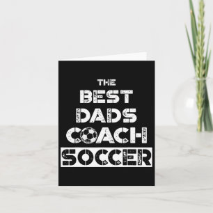 Die besten Vater trainieren Fußball' Gecoacht Vate Karte