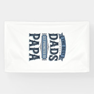 Die besten Väter werden zum Papa Vintage-Shirt-Des Banner
