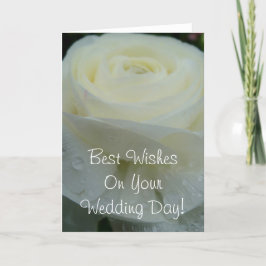 Die besten Wünsche an Ihrem Hochzeitstag Karte