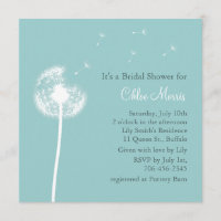 Die besten Wünsche! Bridal Shower Invitation (Türk