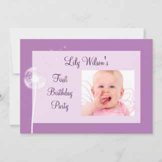 Die besten Wünsche! Foto Birthday Party Einladung( Einladung