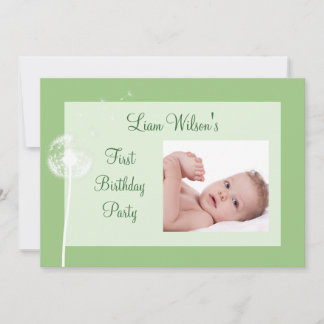 Die besten Wünsche! Foto Geburtstagsparty Einladun Einladung