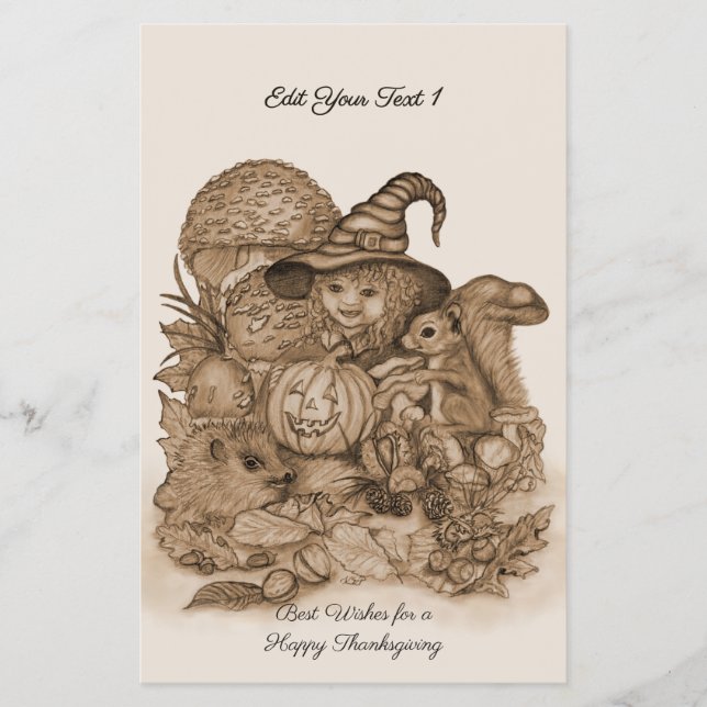 Die besten Wünsche für ein glückliches Erntedankfe Flyer (Vorne)