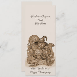 Die besten Wünsche für ein glückliches Erntedankfe Programm