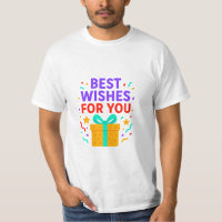Die besten Wünsche für Sie Kinder T - Shirt-farbig