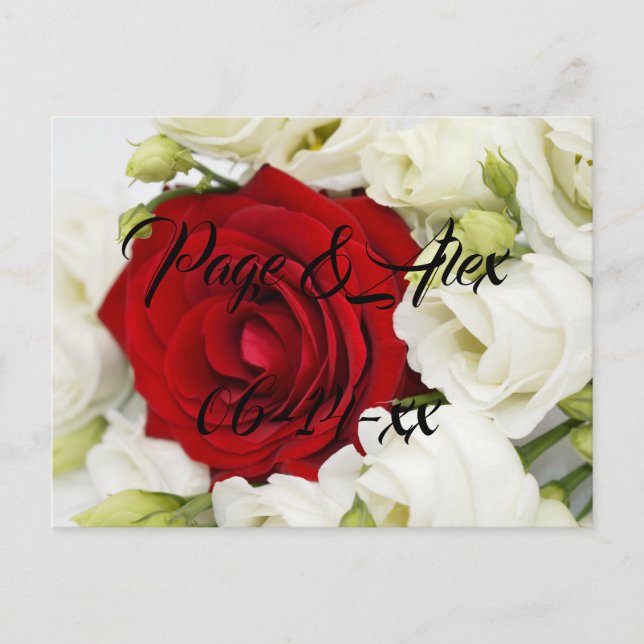 Die besten Wünsche nach neuem Weds Wedding Destiny Postkarte (Vorderseite)