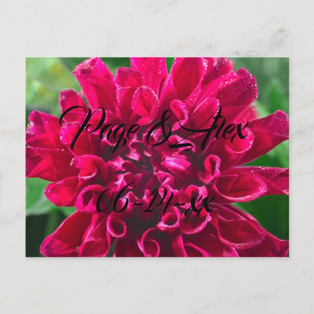 Die besten Wünsche nach neuem Weds Wedding Destiny Postkarte (Vorderseite)