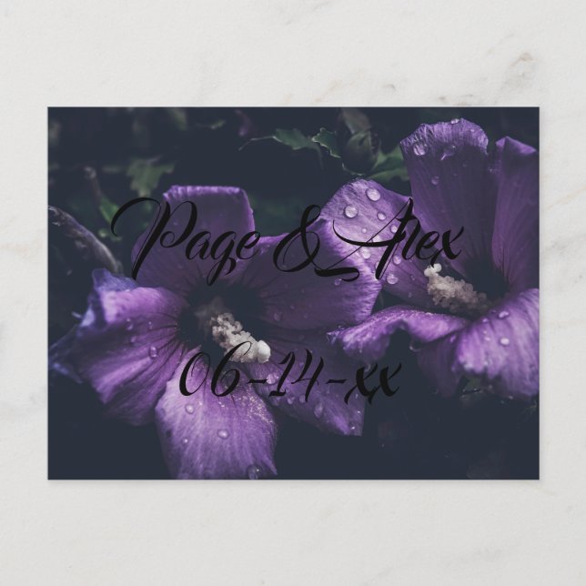 Die besten Wünsche nach neuem Weds Wedding Destiny Postkarte (Vorderseite)