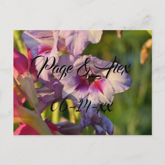 Die besten Wünsche nach neuem Weds Wedding Destiny Postkarte (Vorderseite)