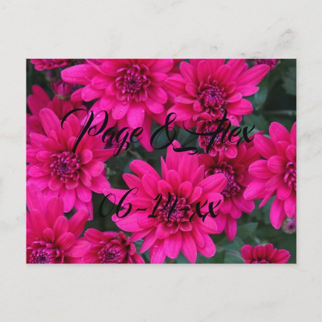 Die besten Wünsche nach neuem Weds Wedding Destiny Postkarte (Vorderseite)