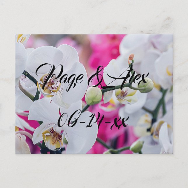 Die besten Wünsche nach neuem Weds Wedding Destiny Postkarte (Vorderseite)