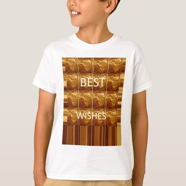 Die besten Wünsche von der Kunst der afrikanischen T-Shirt (Vorderseite)