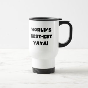 Die besten Yaya-Geschenke der Black Text World Reisebecher