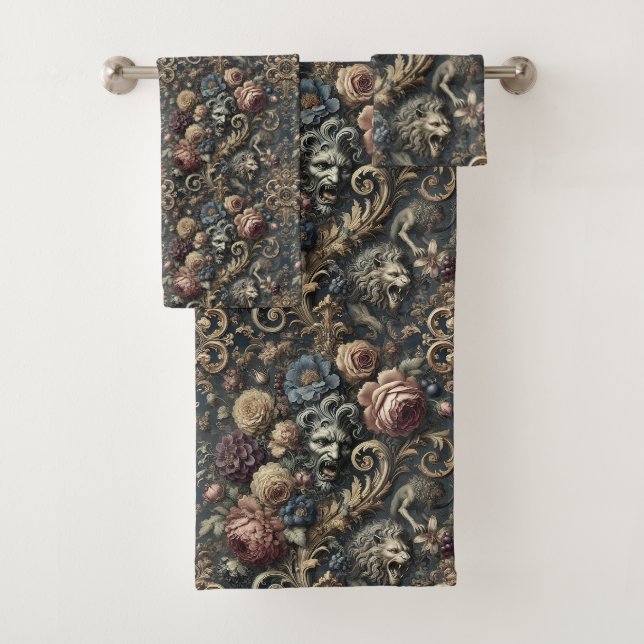 Die Bestie im Inneren - gotisch Viktorianisch Badhandtuch Set (Insitu)