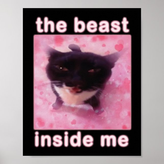 Die Bestie in mir katzenlustig Poster (Vorne)