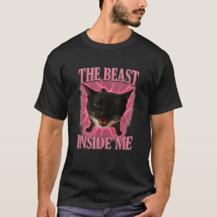 Die Bestie in mir lustige Katze Männer Frauen Kind T-Shirt