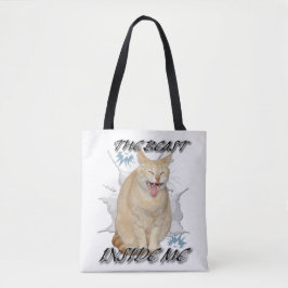 Die Bestie in mir lustige Meme-Tasche
