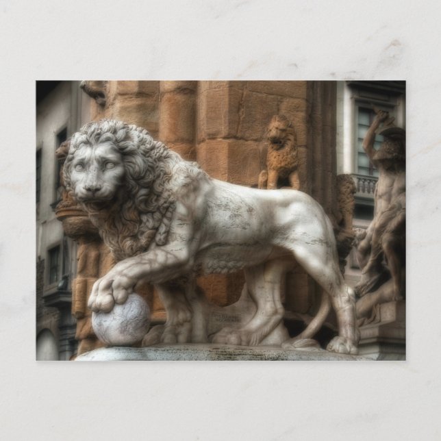 Die Bestie-Postkarte Postkarte (Vorderseite)