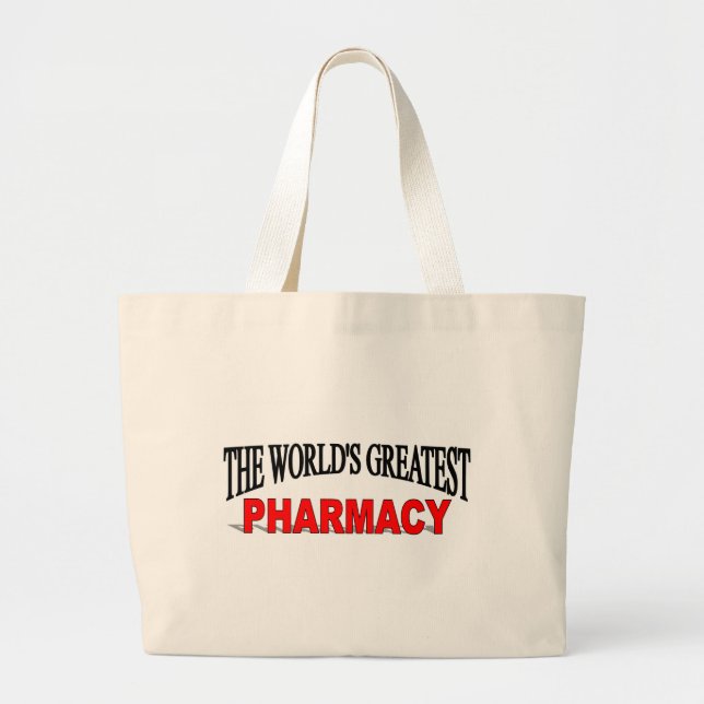 Die bestste Apotheke der Welt Jumbo Stoffbeutel (Vorne)