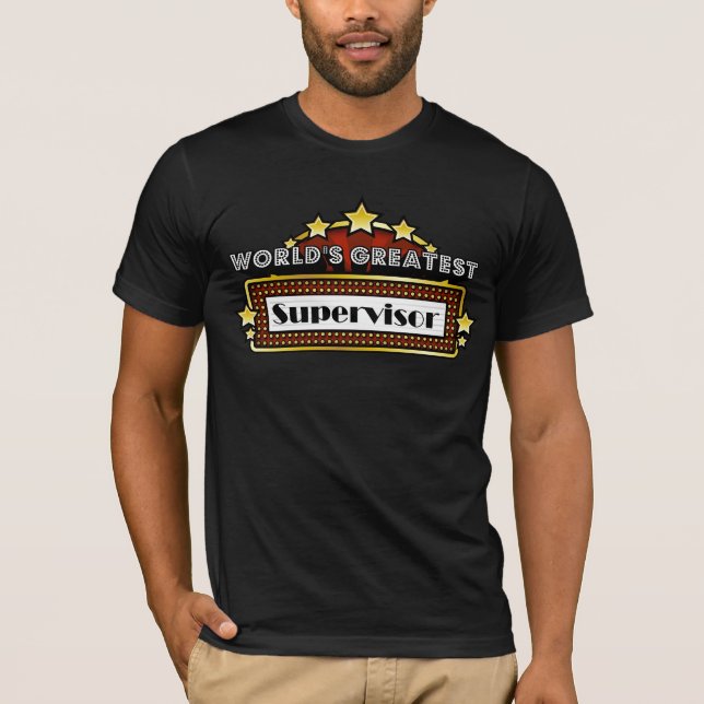 Die bestste Aufsichtskraft der Welt T-Shirt (Vorderseite)