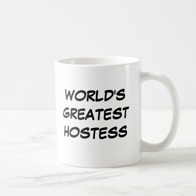 Die bestste Hostessen-" Tasse "der Welt (Rechts)