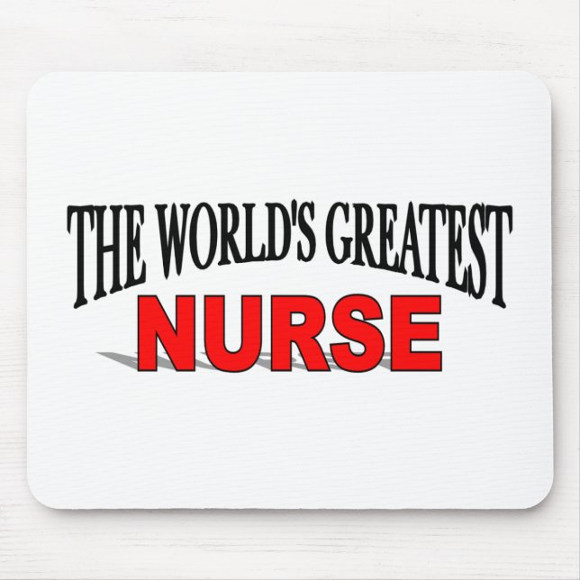 Die bestste Krankenschwester der Welt Mousepad (Vorne)