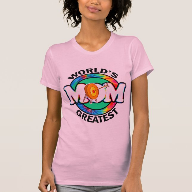 Die bestste Mama der Welt; Bogenschießen T-Shirt (Vorderseite)